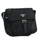 PRADA Shoulder Bag Nylon Black Auth ar13035-1