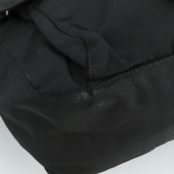PRADA Shoulder Bag Nylon Black Auth ar13035
