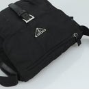 PRADA Shoulder Bag Nylon Black Auth ar13035-6