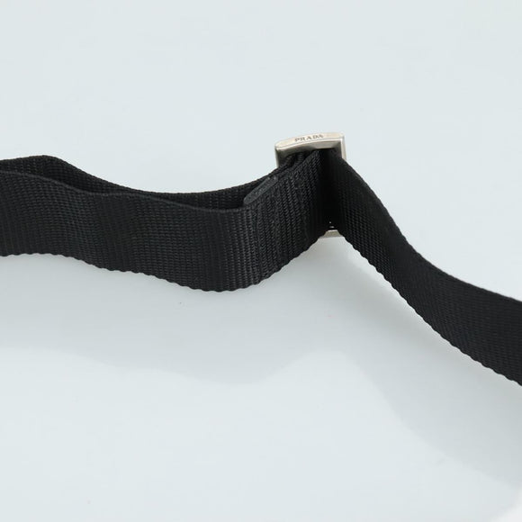 PRADA Shoulder Bag Nylon Black Auth ar13035