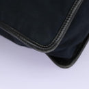 GUCCI Sherry Line Shoulder Bag Canvas Black Brown Auth ar13040-12