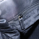 GUCCI Sherry Line Shoulder Bag Canvas Black Brown Auth ar13040-21