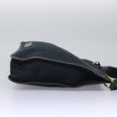 GUCCI Sherry Line Shoulder Bag Canvas Black Brown Auth ar13040-4