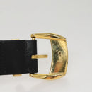 Gianni Versace Belt Leather 29.9"" Black Auth ar13083-7