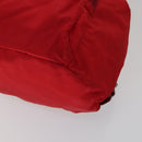 PRADA Backpack Nylon Red Auth ar13087-15