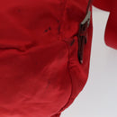 PRADA Backpack Nylon Red Auth ar13087-12