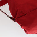PRADA Backpack Nylon Red Auth ar13087-13