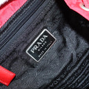 PRADA Backpack Nylon Red Auth ar13087-19