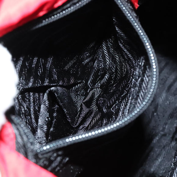 PRADA Backpack Nylon Red Auth ar13087