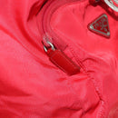 PRADA Backpack Nylon Red Auth ar13087-24
