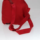 PRADA Backpack Nylon Red Auth ar13087-7