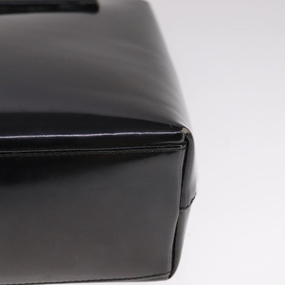 GUCCI Hand Bag Patent leather Black 000 2058 0558 0 Auth ar13093