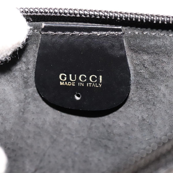 GUCCI Hand Bag Patent leather Black 000 2058 0558 0 Auth ar13093