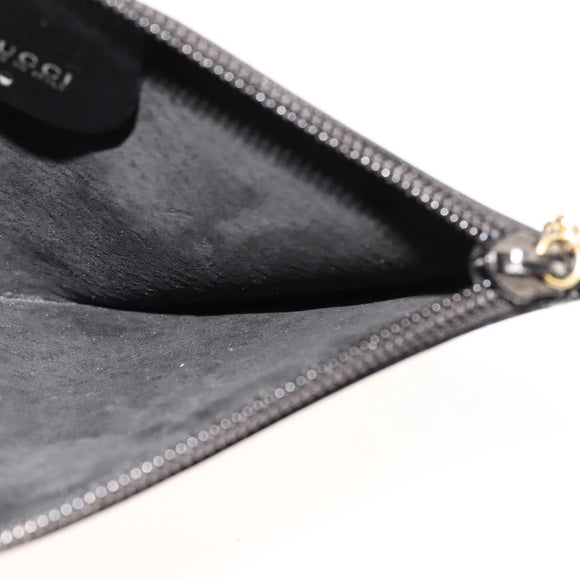 GUCCI Hand Bag Patent leather Black 000 2058 0558 0 Auth ar13093