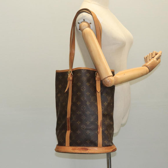 LOUIS VUITTON Monogram Bucket GM Shoulder Bag M42236 LV Auth ar13103