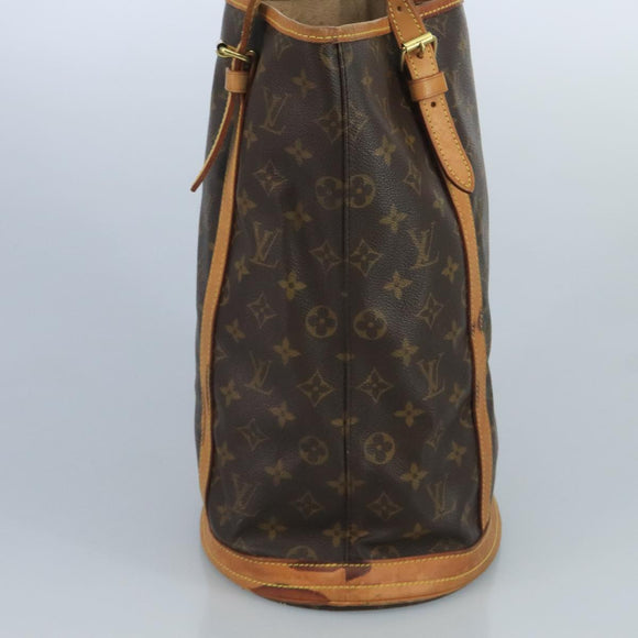 LOUIS VUITTON Monogram Bucket GM Shoulder Bag M42236 LV Auth ar13103