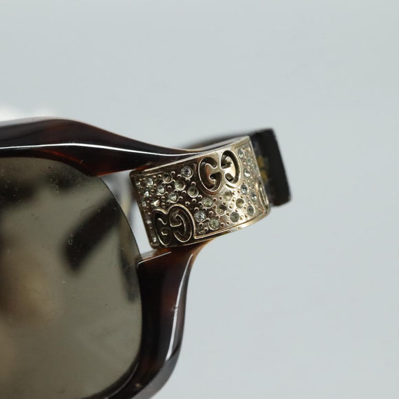 GUCCI Sunglasses plastic Brown Auth ar13104