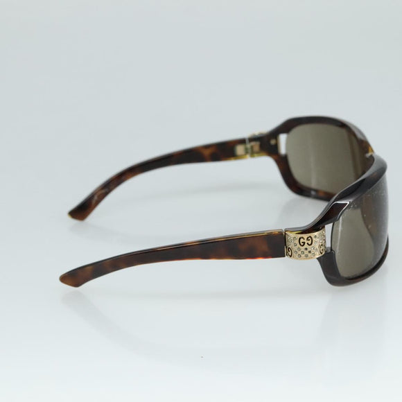 GUCCI Sunglasses plastic Brown Auth ar13104
