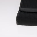 Christian Dior Trotter Canvas Chain Shoulder Bag Black Auth ar13108-9