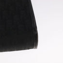 Christian Dior Trotter Canvas Chain Shoulder Bag Black Auth ar13108-16