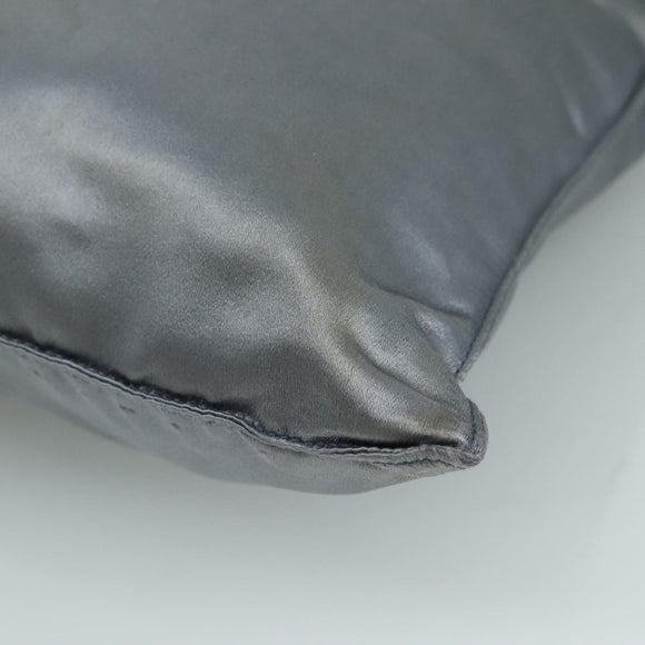 PRADA Shoulder Bag Satin Blue Auth ar13121