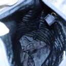 PRADA Shoulder Bag Satin Blue Auth ar13121-20