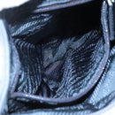 PRADA Shoulder Bag Satin Blue Auth ar13121-21