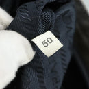 PRADA Shoulder Bag Satin Blue Auth ar13121-12