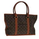 LOUIS VUITTON Monogram Sac Weekend PM Hand Bag M42425 LV Auth ar13147-1
