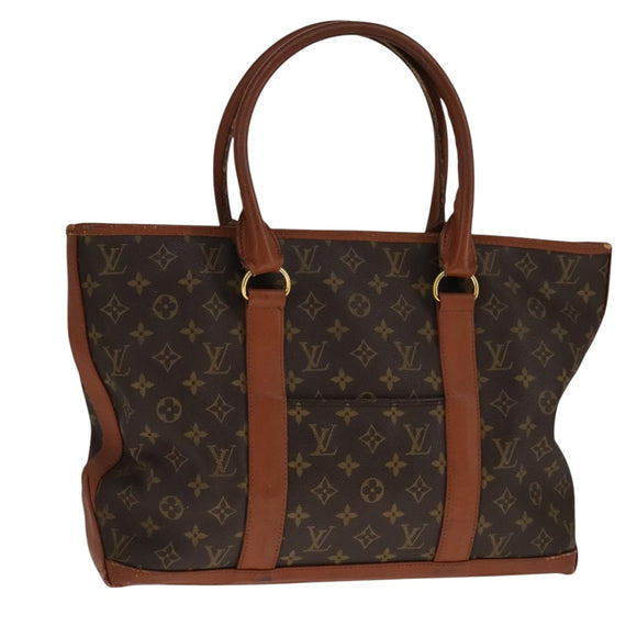 LOUIS VUITTON Monogram Sac Weekend PM Hand Bag M42425 LV Auth ar13147