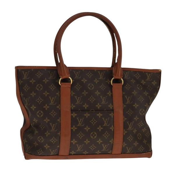 LOUIS VUITTON Monogram Sac Weekend PM Hand Bag M42425 LV Auth ar13147
