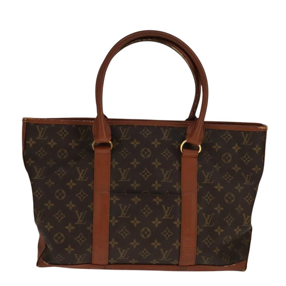 LOUIS VUITTON Monogram Sac Weekend PM Hand Bag M42425 LV Auth ar13147