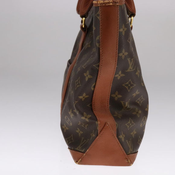 LOUIS VUITTON Monogram Sac Weekend PM Hand Bag M42425 LV Auth ar13147