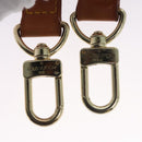 LOUIS VUITTON Adjustable Shoulder Strap Leather 31.1""-38.2"" Beige Auth ar13151-10