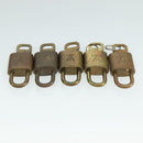 LOUIS VUITTON Padlock 10set metal Gold Tone LV Auth ar13159-7