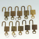 LOUIS VUITTON Padlock 10set metal Gold Tone LV Auth ar13159-8