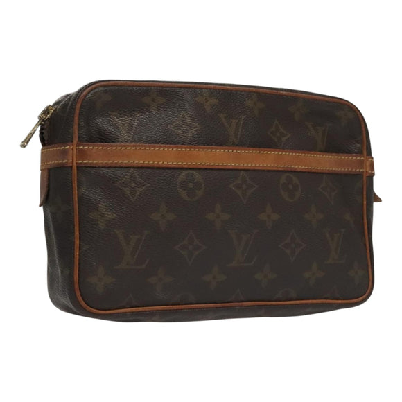 LOUIS VUITTON Monogram Compiegne 23 Clutch Bag M51847 LV Auth ar13165