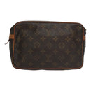 LOUIS VUITTON Monogram Compiegne 23 Clutch Bag M51847 LV Auth ar13165-2