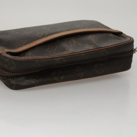 LOUIS VUITTON Monogram Compiegne 23 Clutch Bag M51847 LV Auth ar13165