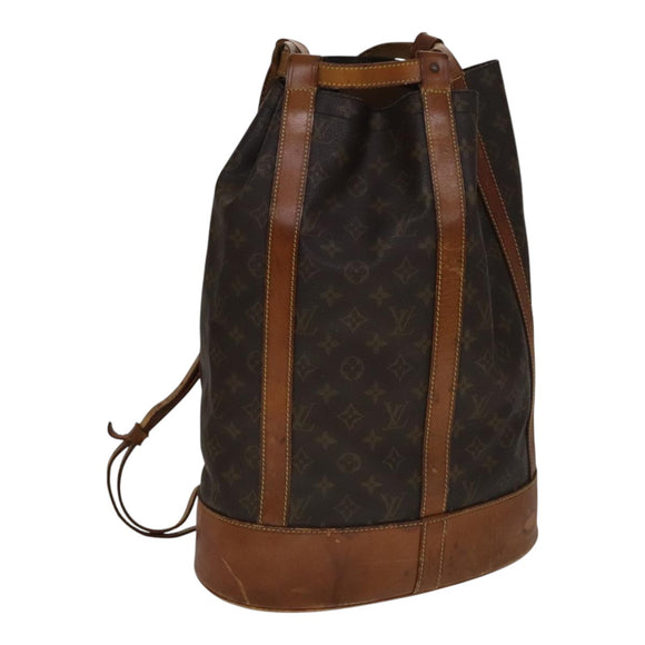 LOUIS VUITTON Monogram Randonnee GM Shoulder Bag M42244 LV Auth ar13169