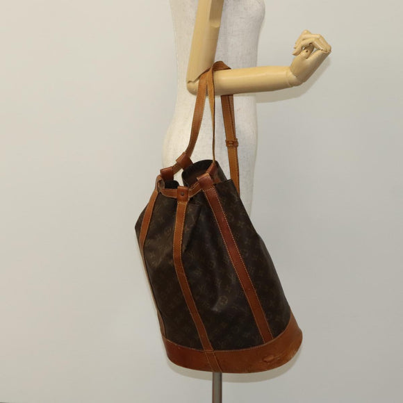 LOUIS VUITTON Monogram Randonnee GM Shoulder Bag M42244 LV Auth ar13169
