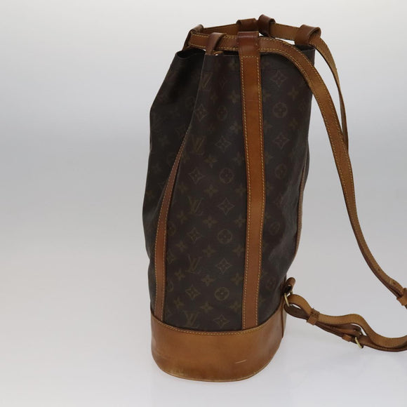 LOUIS VUITTON Monogram Randonnee GM Shoulder Bag M42244 LV Auth ar13169
