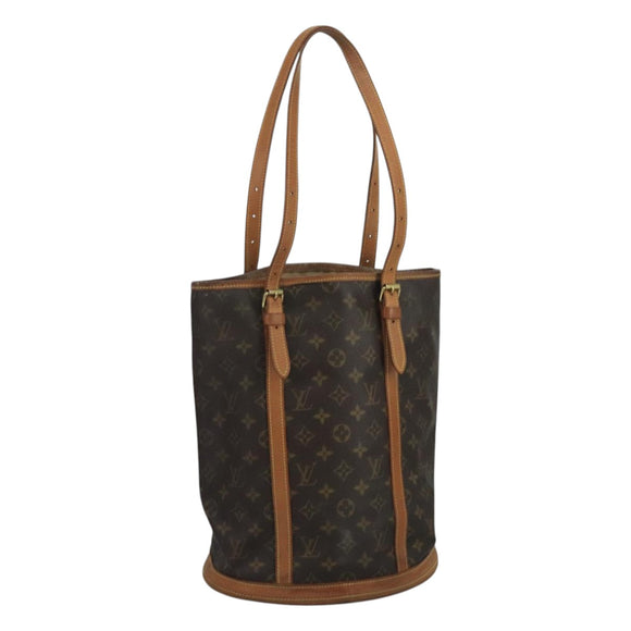 LOUIS VUITTON Monogram Bucket GM Shoulder Bag M42236 LV Auth ar13170