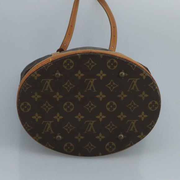 LOUIS VUITTON Monogram Bucket GM Shoulder Bag M42236 LV Auth ar13170