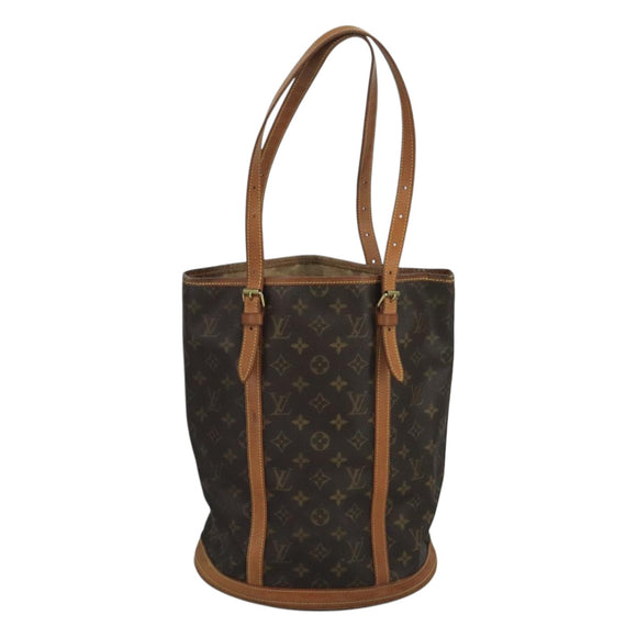 LOUIS VUITTON Monogram Bucket GM Shoulder Bag M42236 LV Auth ar13170