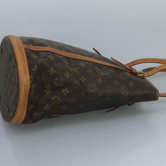 LOUIS VUITTON Monogram Bucket GM Shoulder Bag M42236 LV Auth ar13170