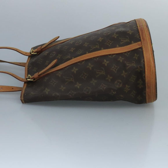 LOUIS VUITTON Monogram Bucket GM Shoulder Bag M42236 LV Auth ar13170