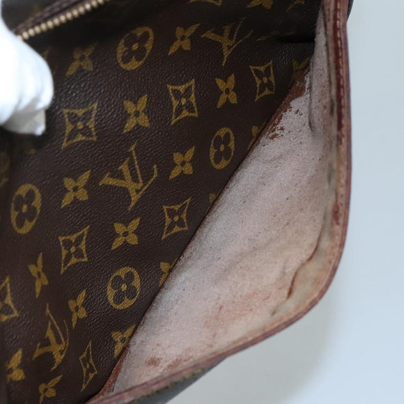 LOUIS VUITTON Monogram Compiegne 28 Clutch Bag M51845 LV Auth ar13177