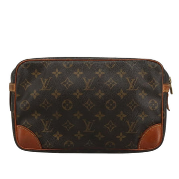 LOUIS VUITTON Monogram Compiegne 28 Clutch Bag M51845 LV Auth ar13177 - 0
