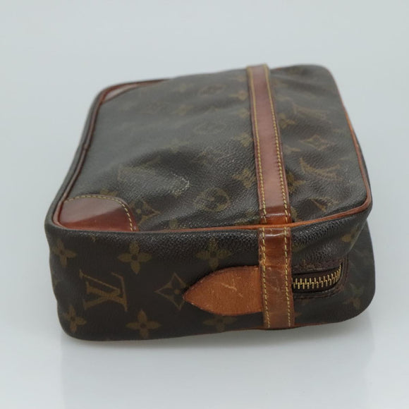 LOUIS VUITTON Monogram Compiegne 28 Clutch Bag M51845 LV Auth ar13177
